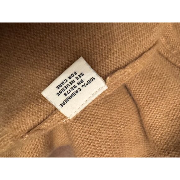 Ladies Small The Cashmere Project 100% Cashmere Beige Pink Heart Sweater - Picture 3 of 4